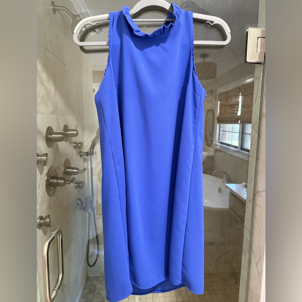 Lilly Pulitzer Cobalt Blue Sleeveless Midi Dress
